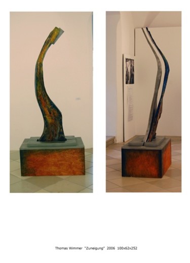 Skulptur mit dem Titel "affection" von Tabea Und Thomas Wimmer, Original-Kunstwerk