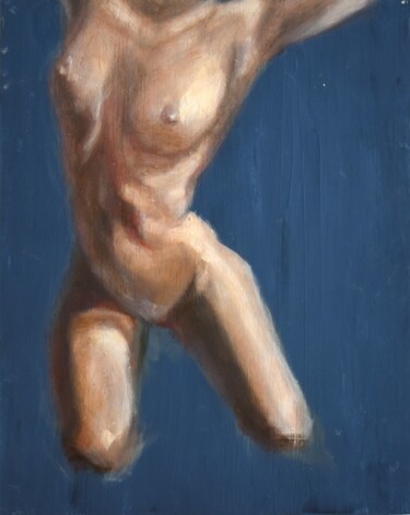 Painting titled "Nudo 005" by Tuand Studio, Original Artwork, Oil