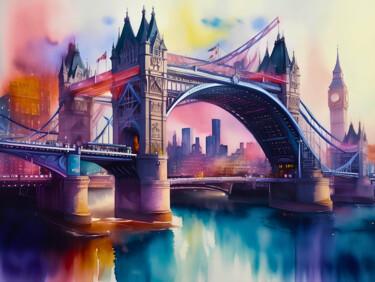 Arte digital titulada "New London" por Tucari P, Obra de arte original, Pintura Digital