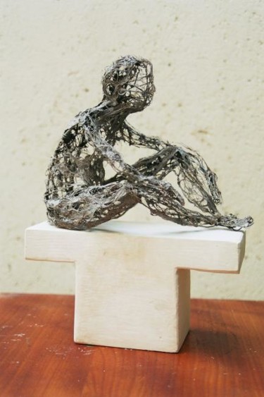 Sculpture titled "Attente" by Marie Tucat, Original Artwork, Other