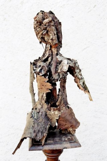 Sculpture intitulée "blessure" par Marie Tucat, Œuvre d'art originale, Bois