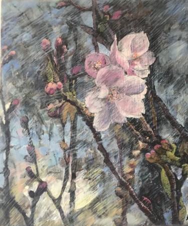 Malerei mit dem Titel "Frühlingsanfang" von Irina Tukkaeva, Original-Kunstwerk, Acryl