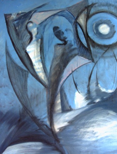 Malarstwo zatytułowany „Zusammen” autorstwa Irina Tukkaeva, Oryginalna praca, Olej