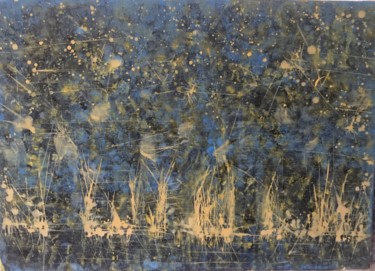 Malerei mit dem Titel "Mondnacht" von Irina Tukkaeva, Original-Kunstwerk, Acryl