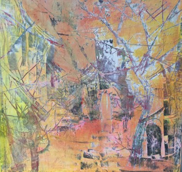 Malerei mit dem Titel "Sonneaufgang" von Irina Tukkaeva, Original-Kunstwerk, Acryl