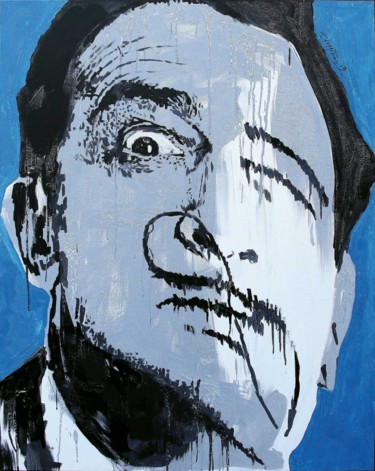 Peinture intitulée "dali" par Turgut Aygün, Œuvre d'art originale, Acrylique