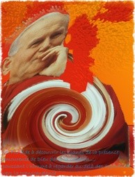 Digital Arts titled "Jean-Paul II et la…" by Galerie Jean-Luc Turlure, Original Artwork, 2D Digital Work