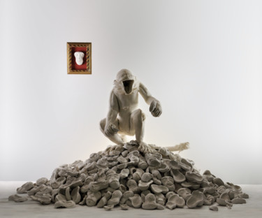 Escultura titulada "La ricerca" por Alessandro Turoni, Obra de arte original