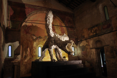Скульптура под названием "La soglia dell'aldi…" - Alessandro Turoni, Подлинное произведение искусства