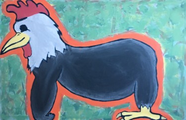 Peinture intitulée "Gorilloq" par Simon Turquin, Œuvre d'art originale