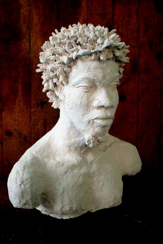 Sculpture intitulée "etude de buste" par Turzo, Œuvre d'art originale