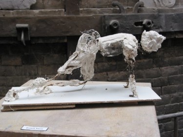 Sculpture intitulée "sprinter 1" par Turzo, Œuvre d'art originale