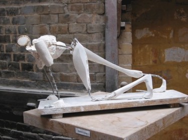 Sculpture intitulée "sprinter 2" par Turzo, Œuvre d'art originale