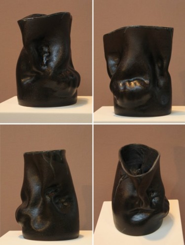Sculpture intitulée "Déformain n°2" par Turzo, Œuvre d'art originale