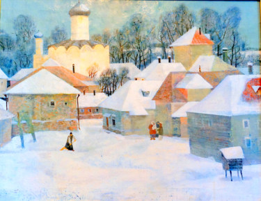 Painting titled "Suzdal.jpg" by Vladislav Tushnin, Original Artwork