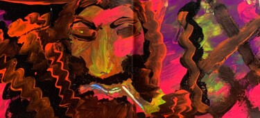 Peinture intitulée "Jesus" par Nadia Tutynina, Œuvre d'art originale, Acrylique