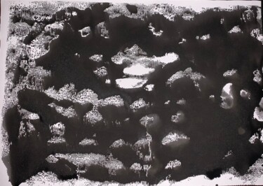 Картина под названием "RAIN" - Надя Тутынина, Подлинное произведение искусства, Чернила