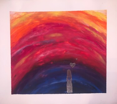Картина под названием "Этот дикий круговор…" - Надя Тутынина, Подлинное произведение искусства, Акрил