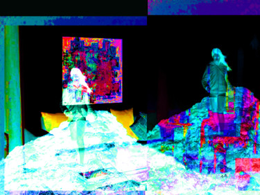 Grafika cyfrowa / sztuka generowana cyfrowo zatytułowany „" The Gate "” autorstwa Tutz', Oryginalna praca, Fotomontaż