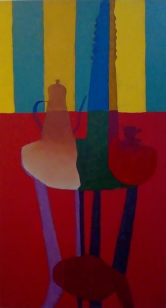 Malerei mit dem Titel "Por entre sombras u…" von José Maria De Carvalho, Original-Kunstwerk, Acryl