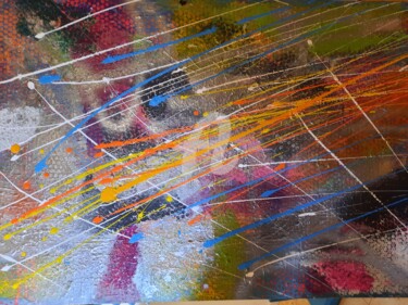 Картина под названием "Ecaille" - Ty80, Подлинное произведение искусства, Акрил Установлен на Деревянная рама для носилок