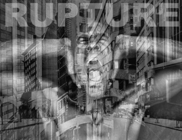 제목이 "Rupture"인 디지털 아트 Ty80로, 원작, 포토 몽타주