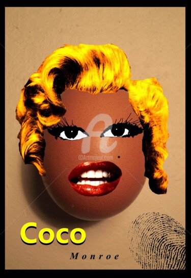 Digital Arts titled "Coco Monroe" by Ty80, Original Artwork, Photo Montage