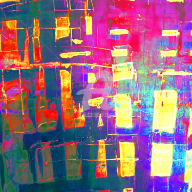 Arts numériques intitulée "coloc quadra 1" par Ty80, Œuvre d'art originale, Photo montage