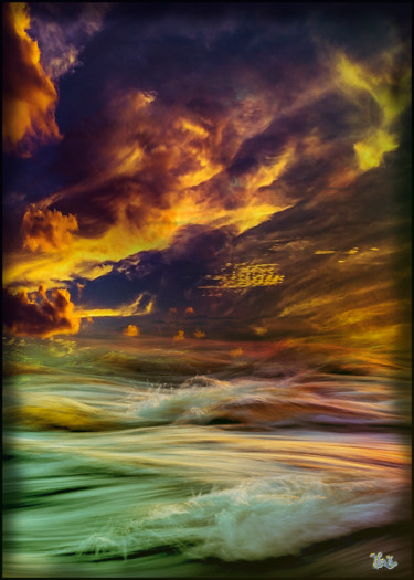 Digital Arts titled ""Strom's End"" by Tyfhaan Yk, Original Artwork, Digital Painting