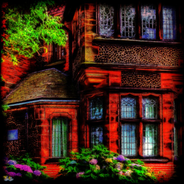 Digital Arts titled "Red House..." by Tyfhaan Yk, Original Artwork, Digital Painting