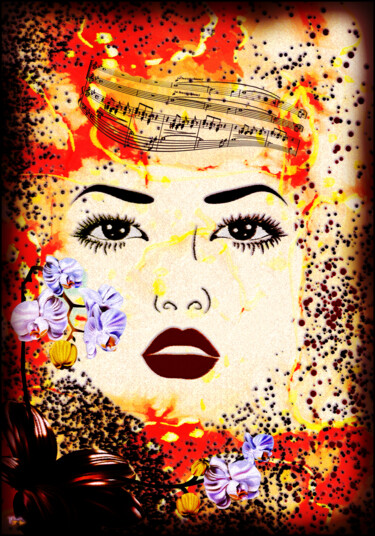 Grafika cyfrowa / sztuka generowana cyfrowo zatytułowany „Madame Butterfly...” autorstwa Tyfhaan Yk, Oryginalna praca, Malar…