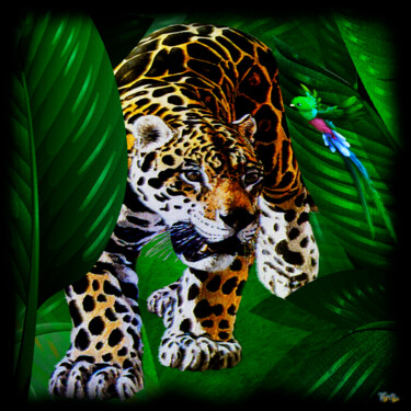 Digital Arts titled "Jungle Dream" by Tyfhaan Yk, Original Artwork, Digital Painting