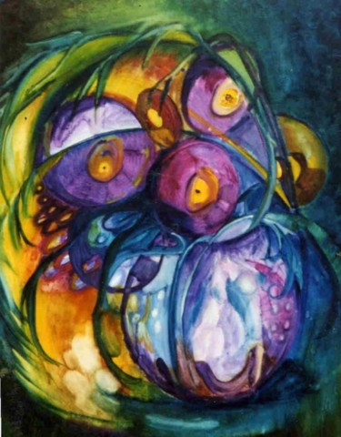 Painting titled "the Flowers" by German-Tylman, Original Artwork