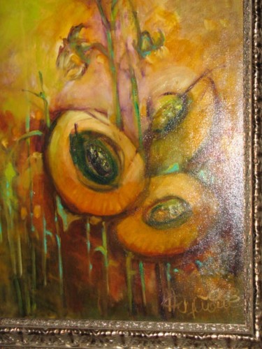 Painting titled "The Sunflowers" by German-Tylman, Original Artwork