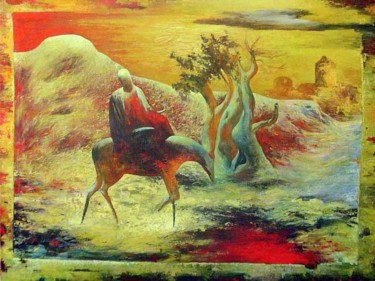 Картина под названием "Въезд в Иерусалим" - Александр Тюрин, Подлинное произведение искусства, Другой