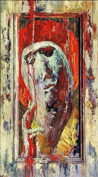 Картина под названием "Жертва." - Александр Тюрин, Подлинное произведение искусства, Другой