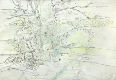 Рисунок под названием "Древо. /из серии "М…" - Irina Felal, Подлинное произведение искусства, Карандаш