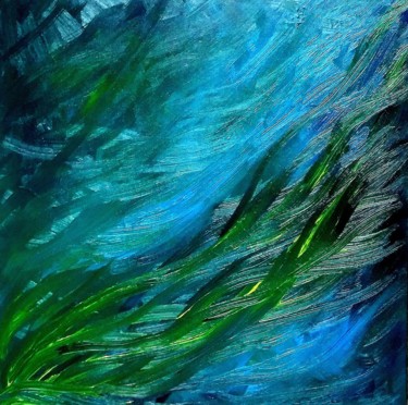 Malerei mit dem Titel "Deep" von Valentina Khudyakova, Original-Kunstwerk, Öl