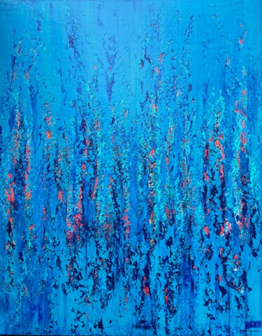 Painting titled "Field of Noise /Ful…" by Uday Mastenbroek, Original Artwork, Acrylic