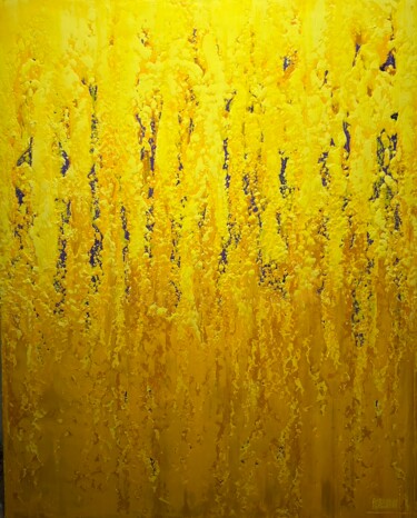 Malerei mit dem Titel "Field of Noise/Full…" von Uday Mastenbroek, Original-Kunstwerk, Acryl