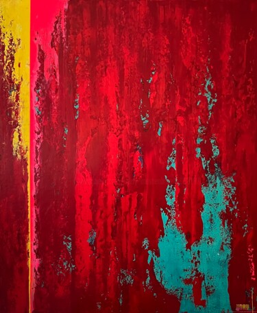 Картина под названием "Field of Noise/Dipl…" - Uday Mastenbroek, Подлинное произведение искусства, Акрил