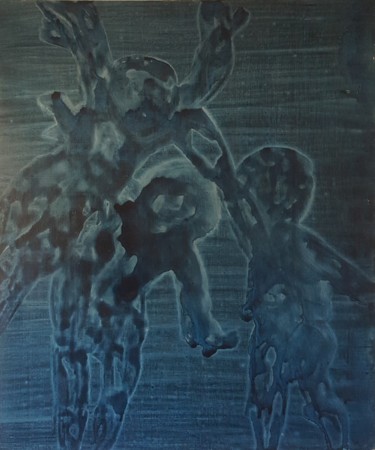Картина под названием "The Water Boys" - Udi Cassirer, Подлинное произведение искусства, Акрил