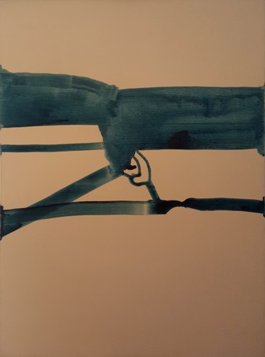 Peinture intitulée "Trigger" par Udi Cassirer, Œuvre d'art originale, Acrylique