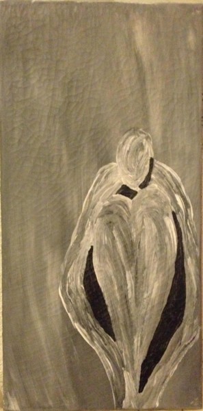 Pintura intitulada "Nuvole Blanche" por Ugo Cheron, Obras de arte originais, Acrílico