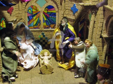 Fotografia intitolato "Presepe Napoletano…" da Ugo Matone, Opera d'arte originale, Fotografia digitale