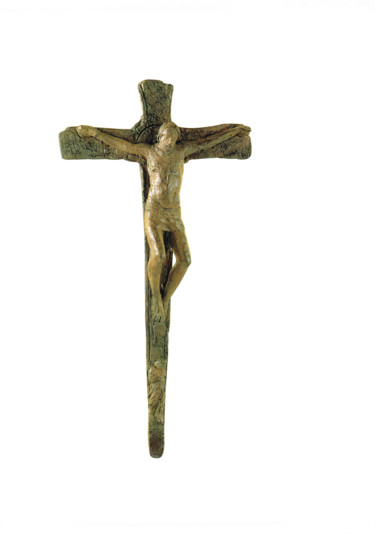 Scultura intitolato "La croce della sper…" da Ugo Riva, Opera d'arte originale