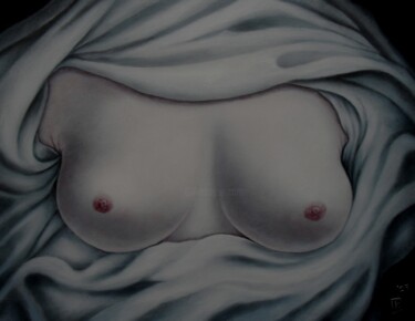 Картина под названием "Beauty Revealed" - Uko Post, Подлинное произведение искусства, Масло