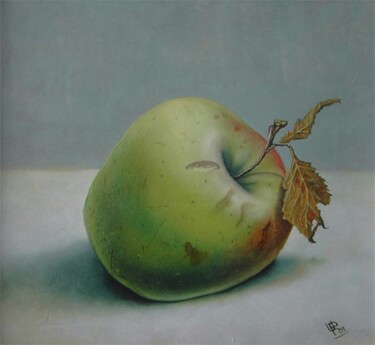 Painting titled "apple" by Uko Post, Original Artwork, Other