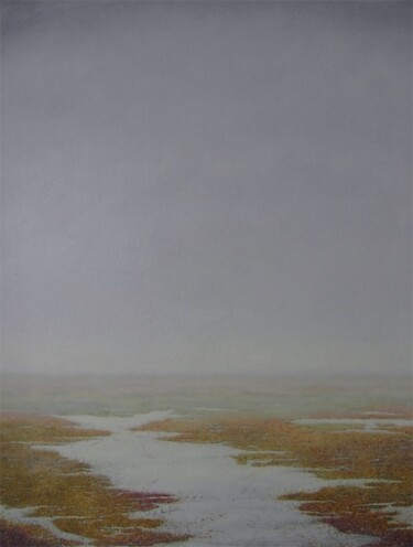 Peinture intitulée "wett land" par Uko Post, Œuvre d'art originale, Autre