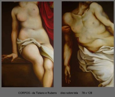 Pintura intitulada "from BODYES serie" por Ulgheri, Obras de arte originais